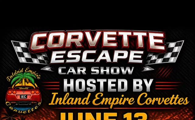 Corvette Escape Car Show partial flyer June 2026